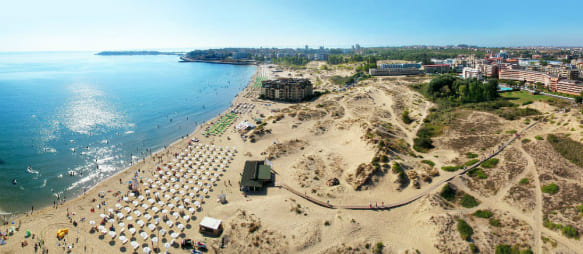 plage sunny beach bulgarie