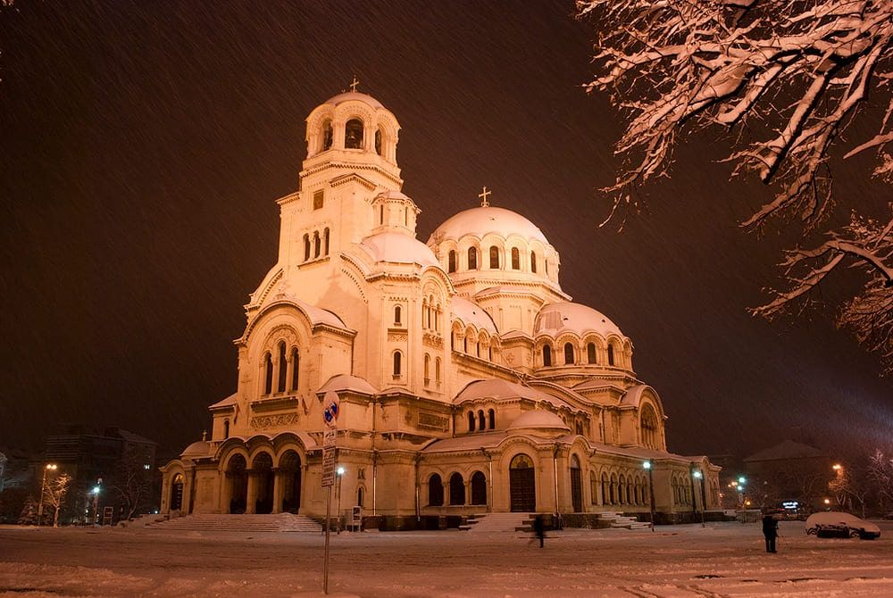 cathedrale-alexander-nevski-sofia-neige